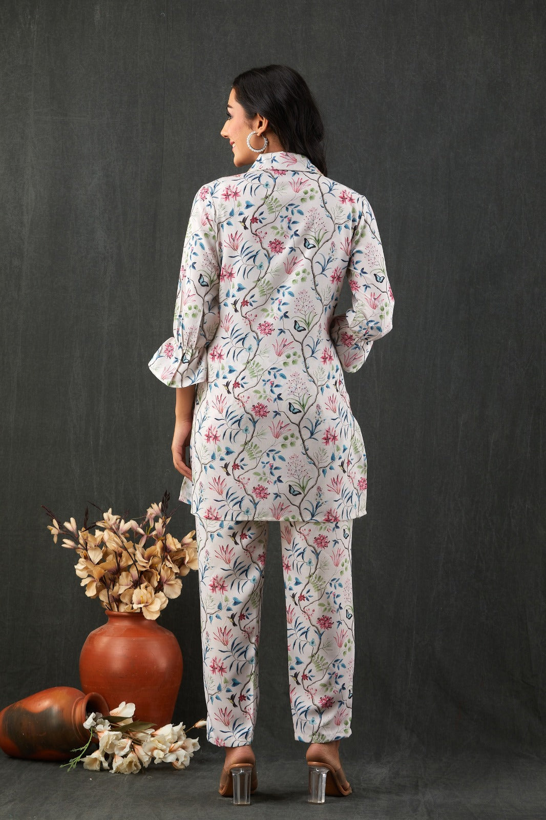 Printed Cotton Kurti With Pants
