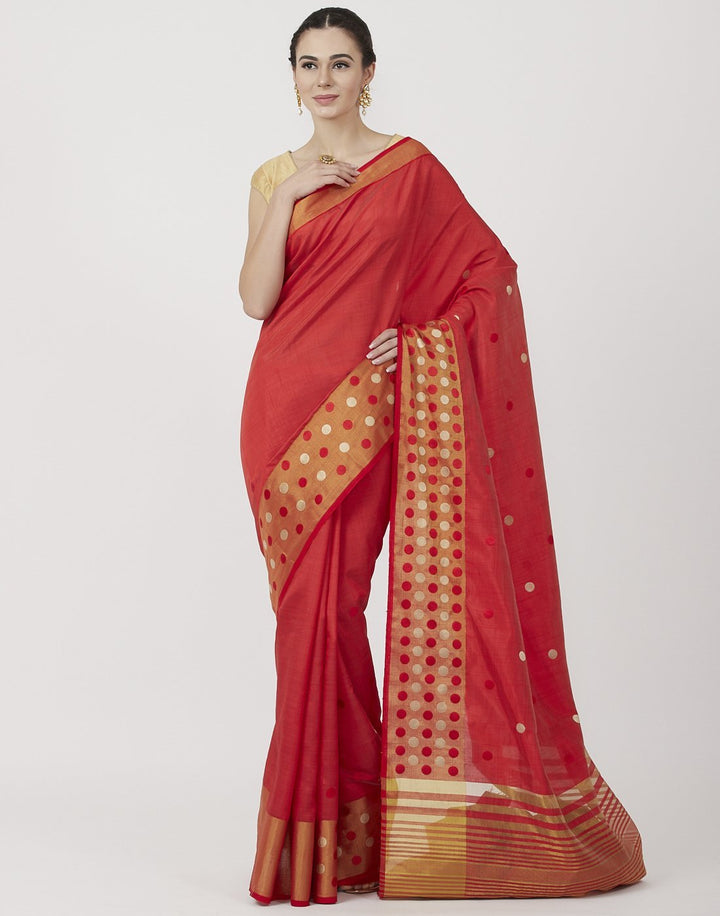 Mustard Art Handloom Woven Saree