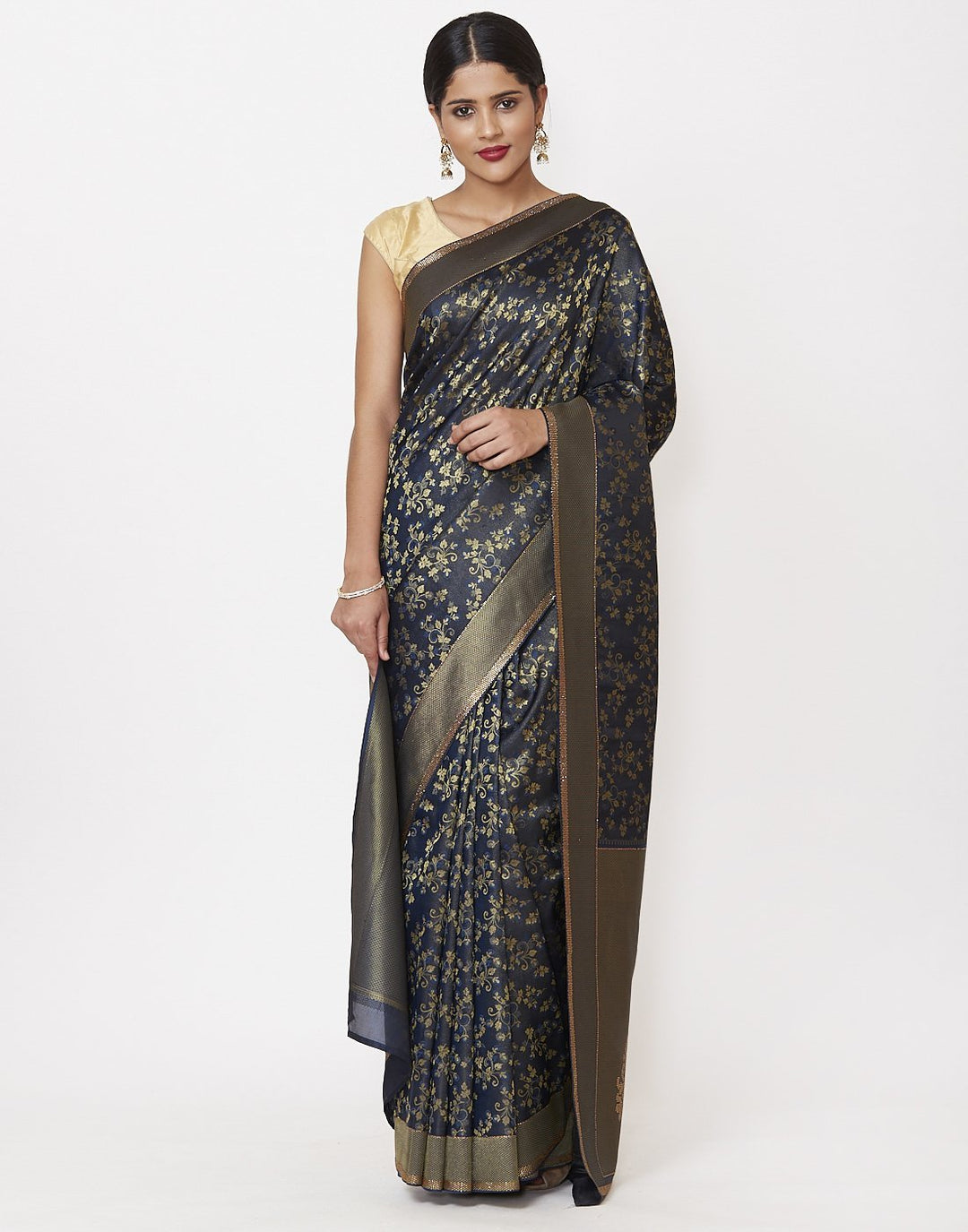 MBZ Meena Bazaar-Banarasi Woven Saree