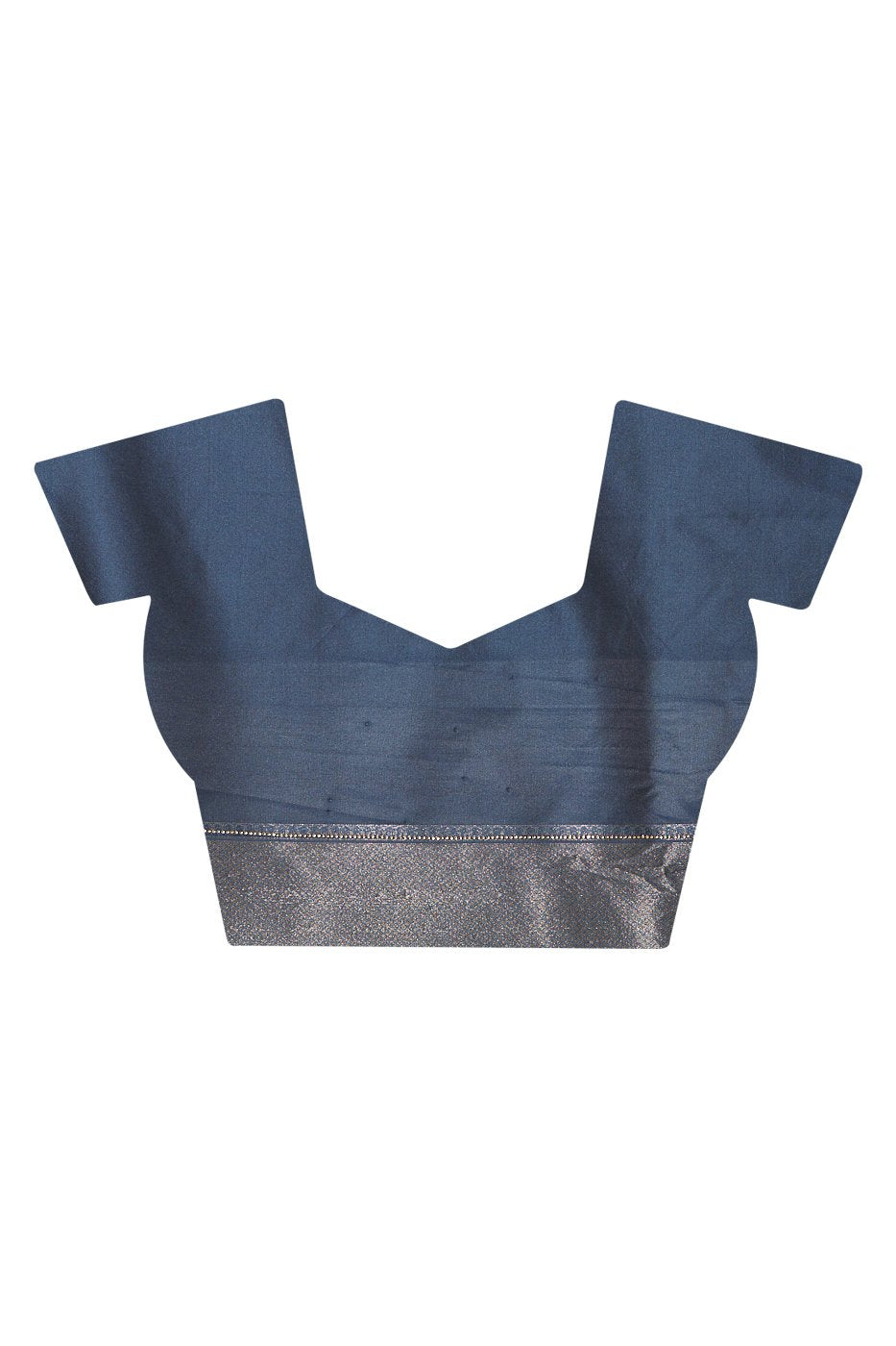 Peacock Blue Banarasi Woven Saree