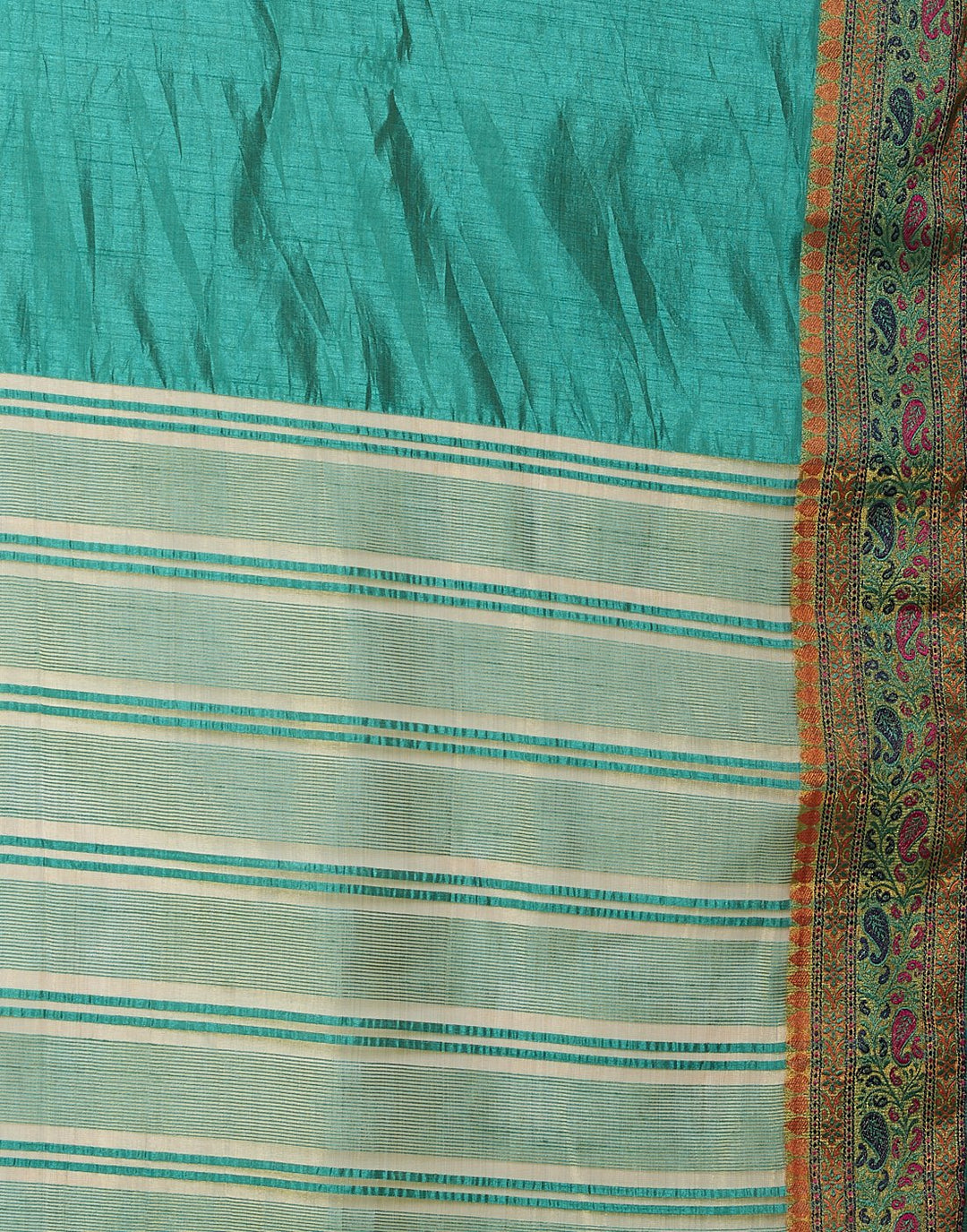 Green Art Handloom Saree