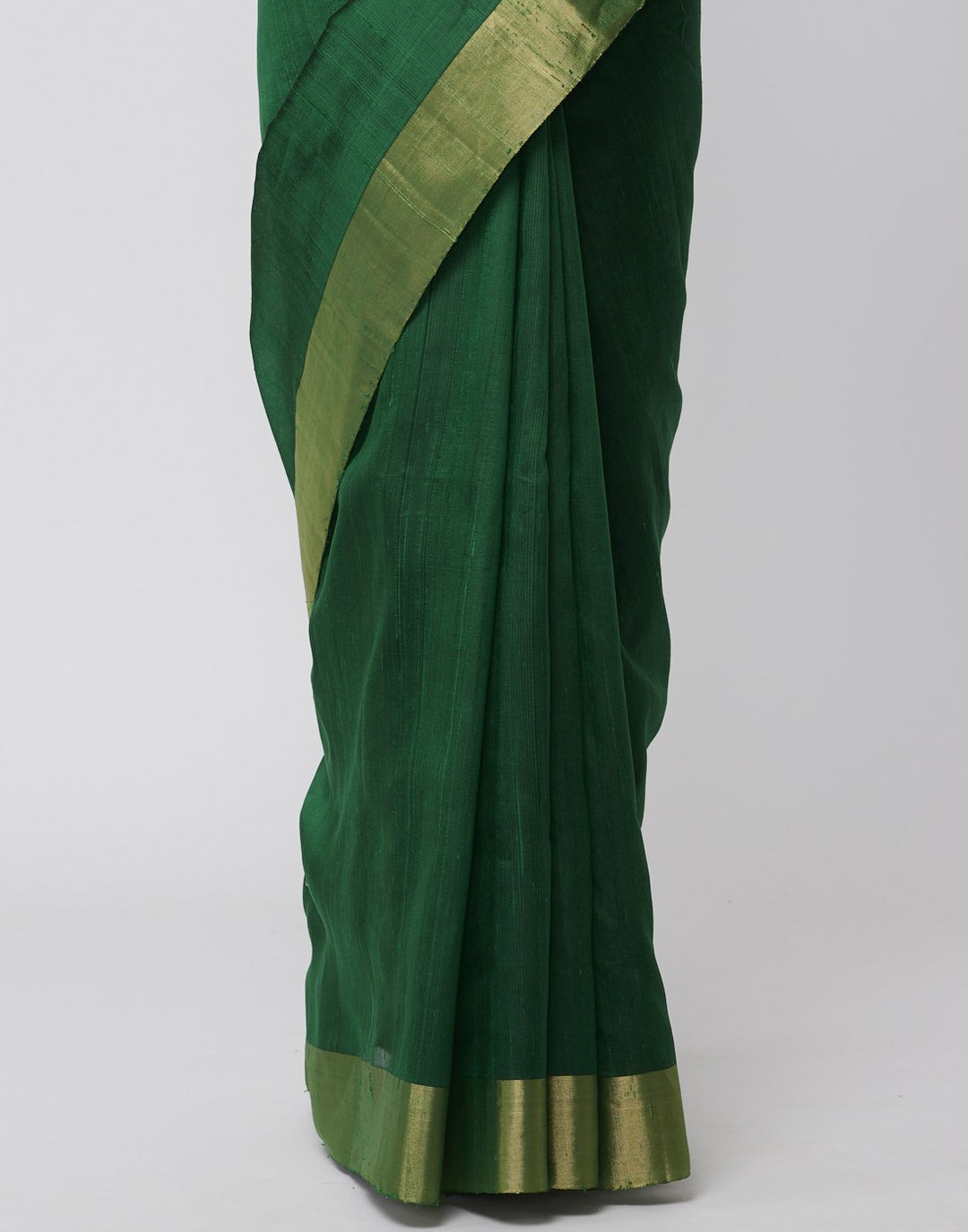 Green Handloom Woven Saree