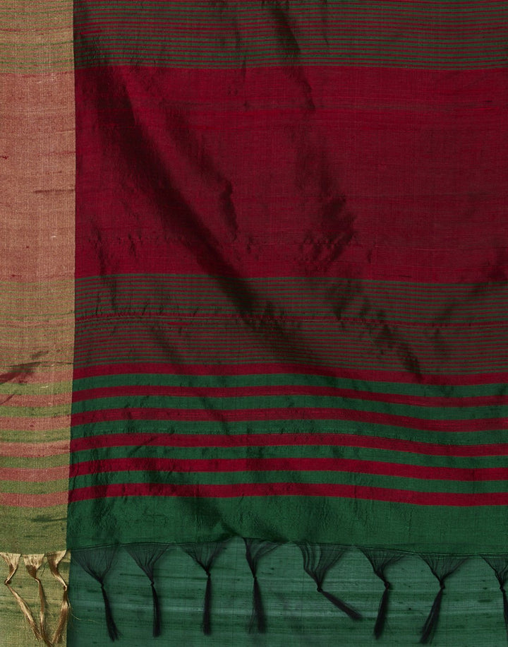 Green Handloom Woven Saree