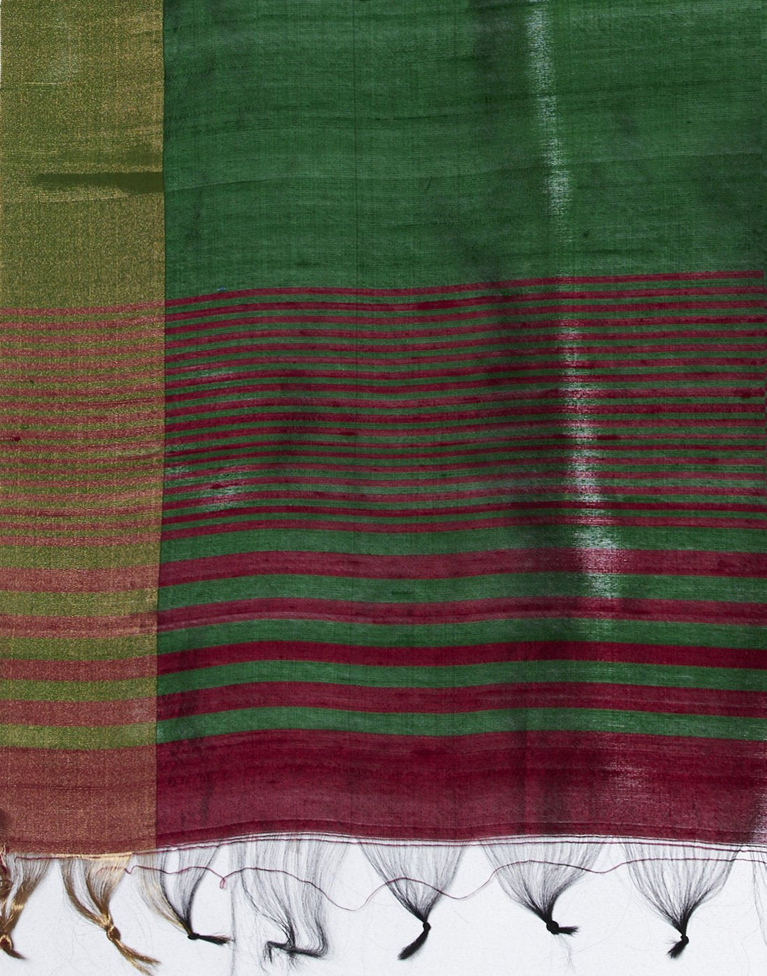 Green Handloom Woven Saree