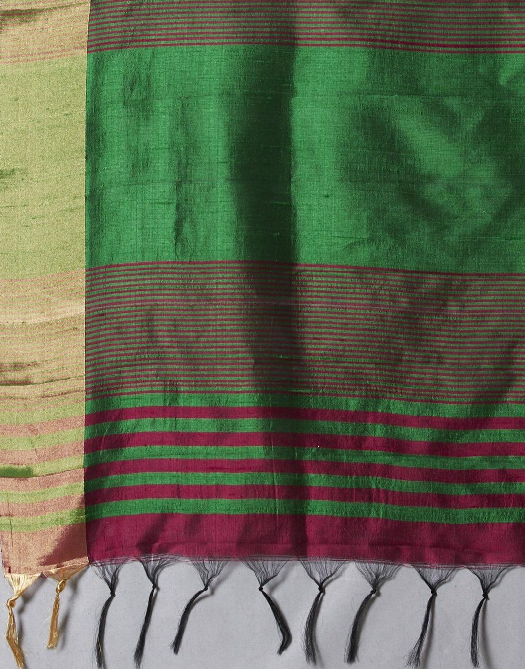 Green Handloom Woven Saree
