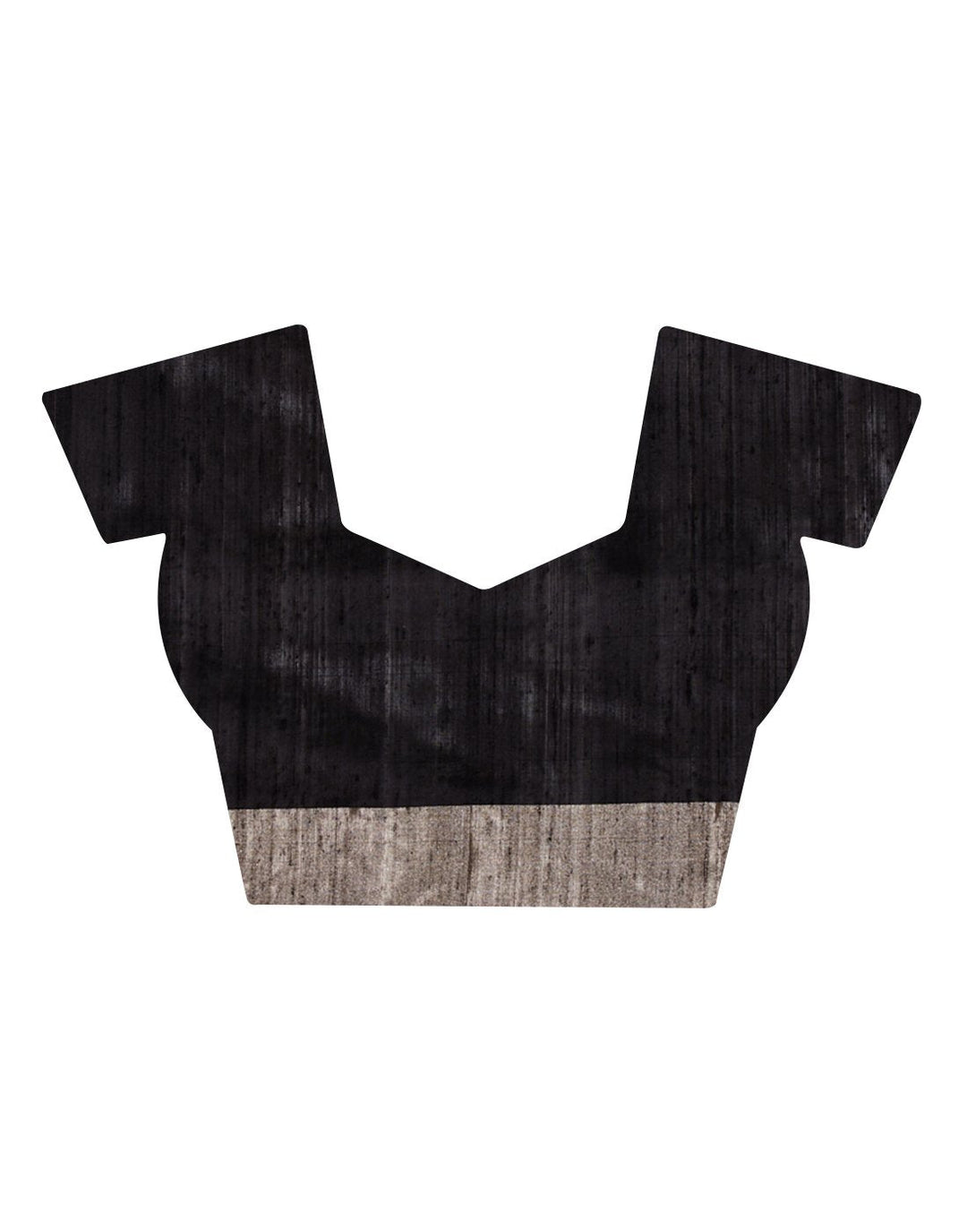 MBZ Meena Bazaar-Black Woven Handloom Saree
