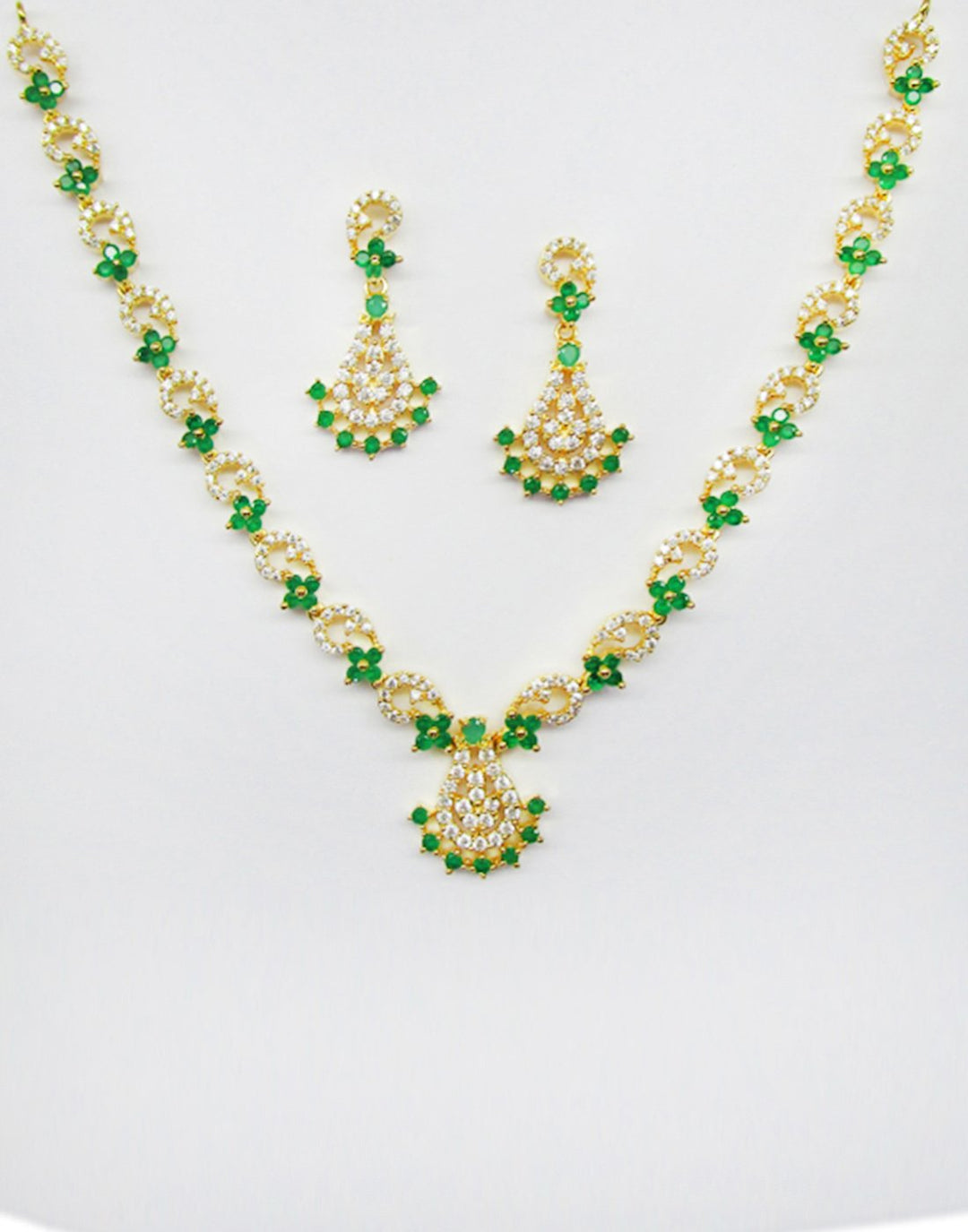 MBZ Meena Bazaar-Beautiful Gold Plated Necklace Set
