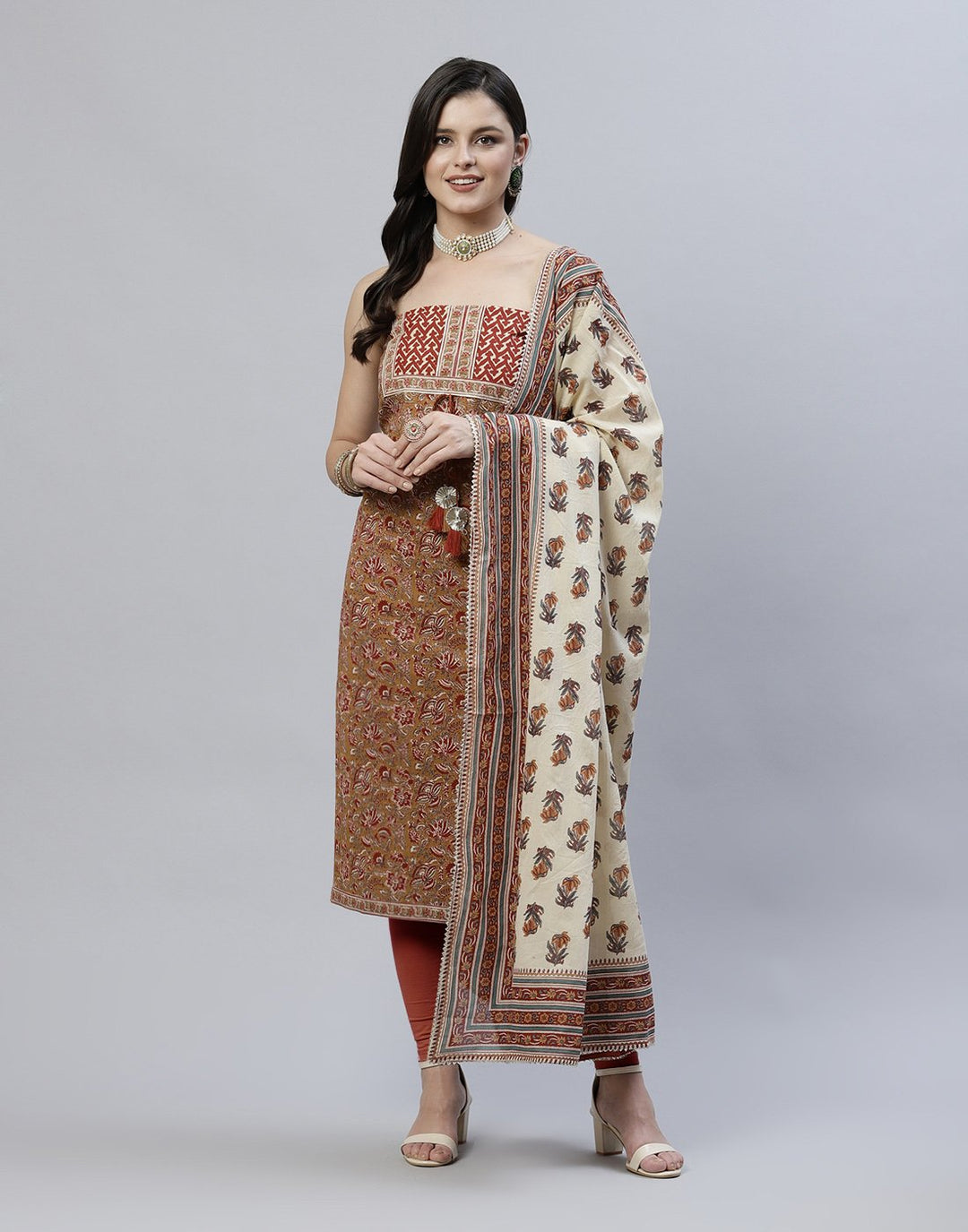Printed Cotton Suit Piece