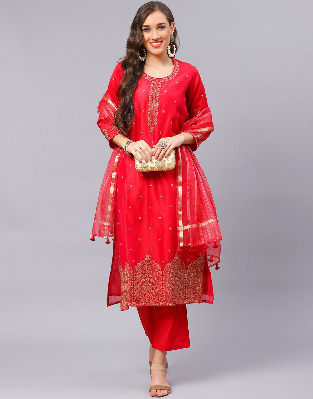 Hot Pink Salwar Kameez