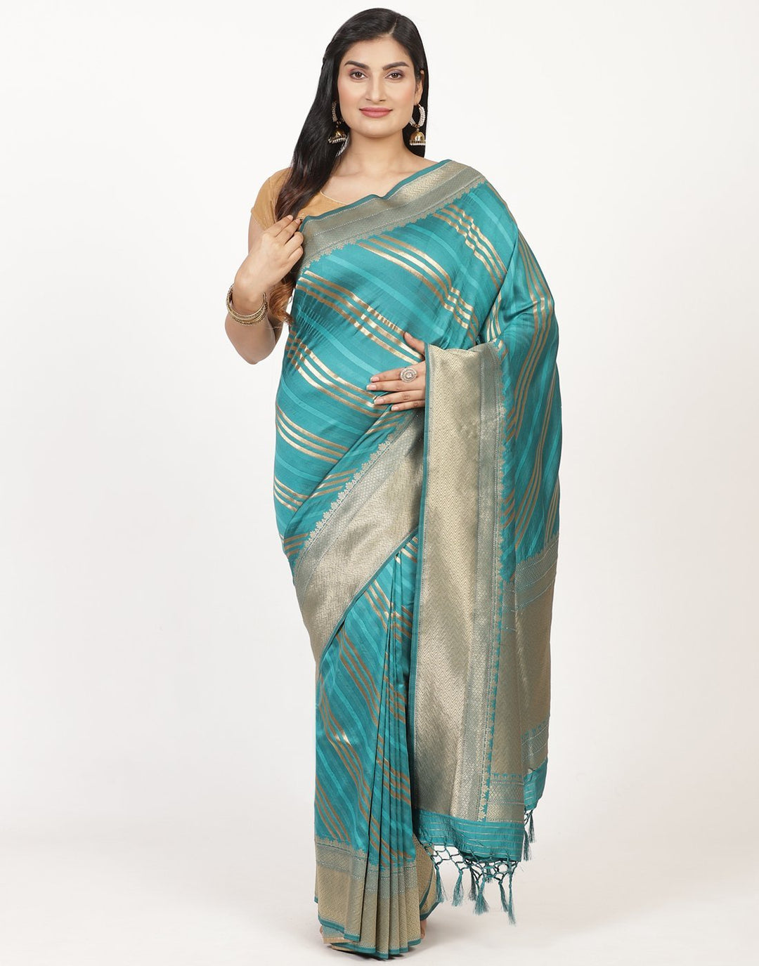 MBZ Meena Bazaar-Banarasi Silk Woven Saree