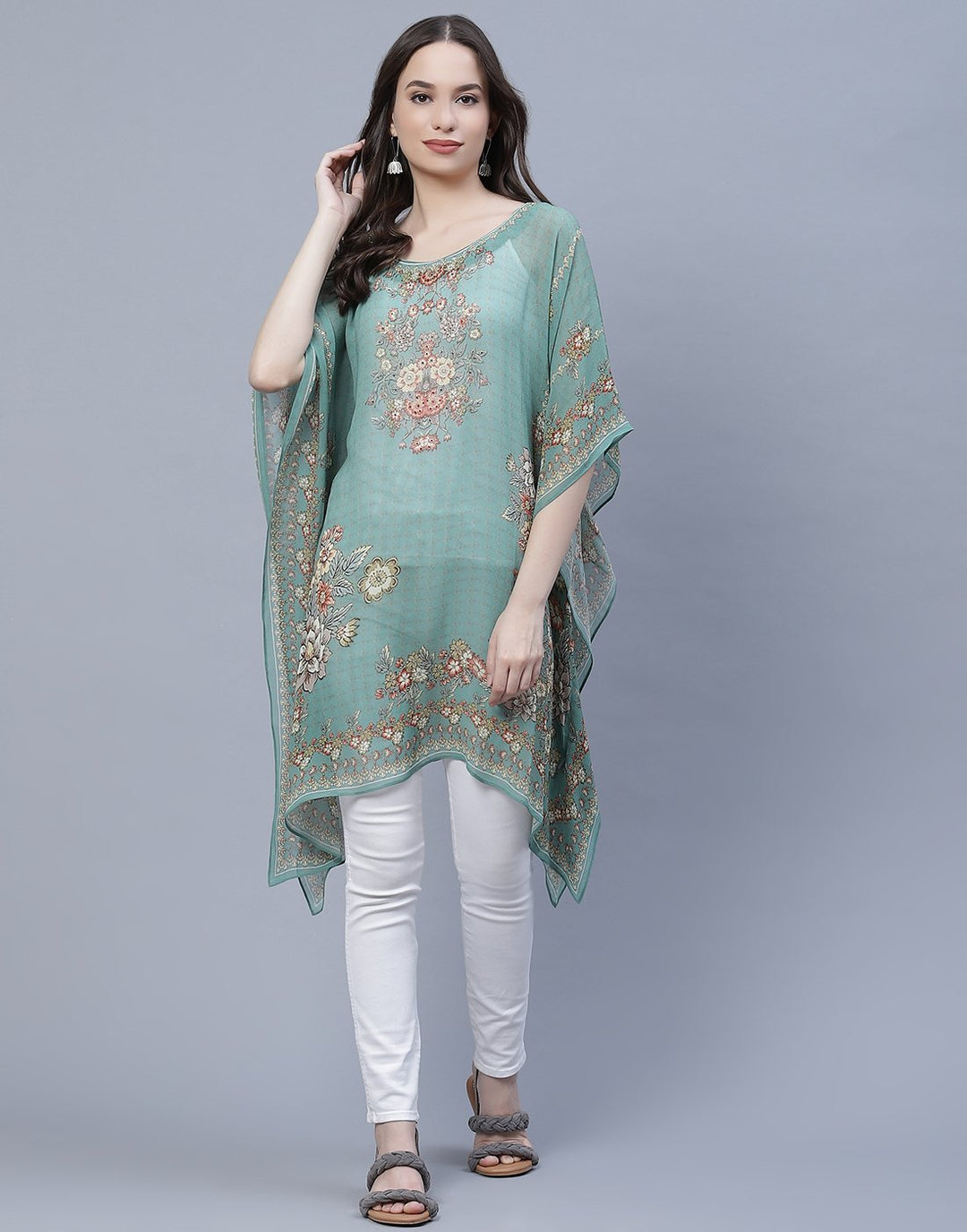 Digital Print Georgette Kaftan
