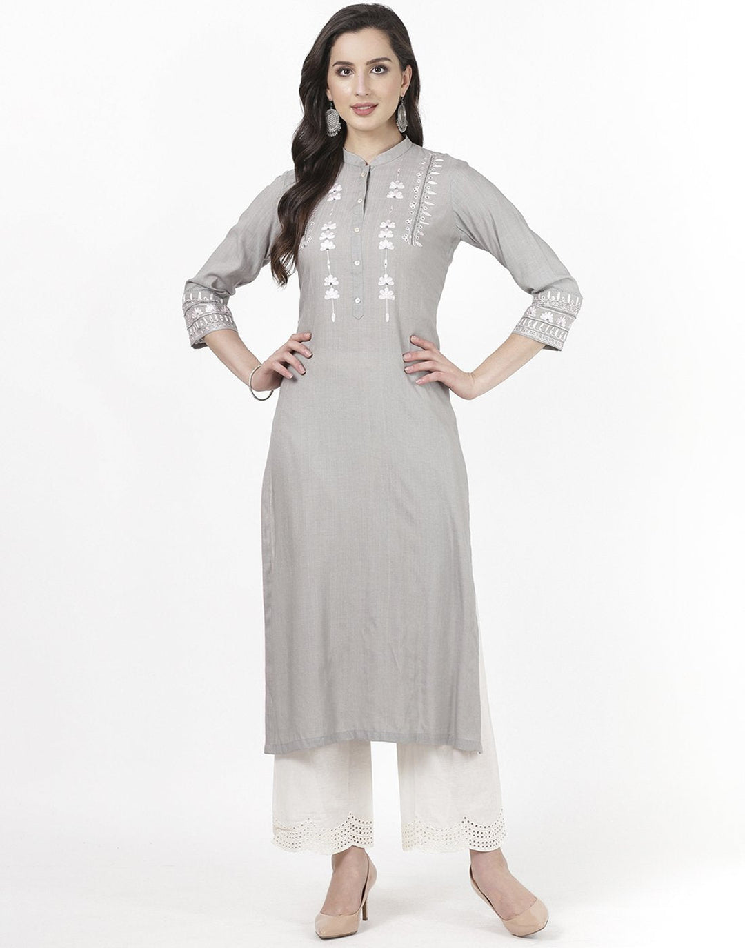 Pink Cotton Kurti