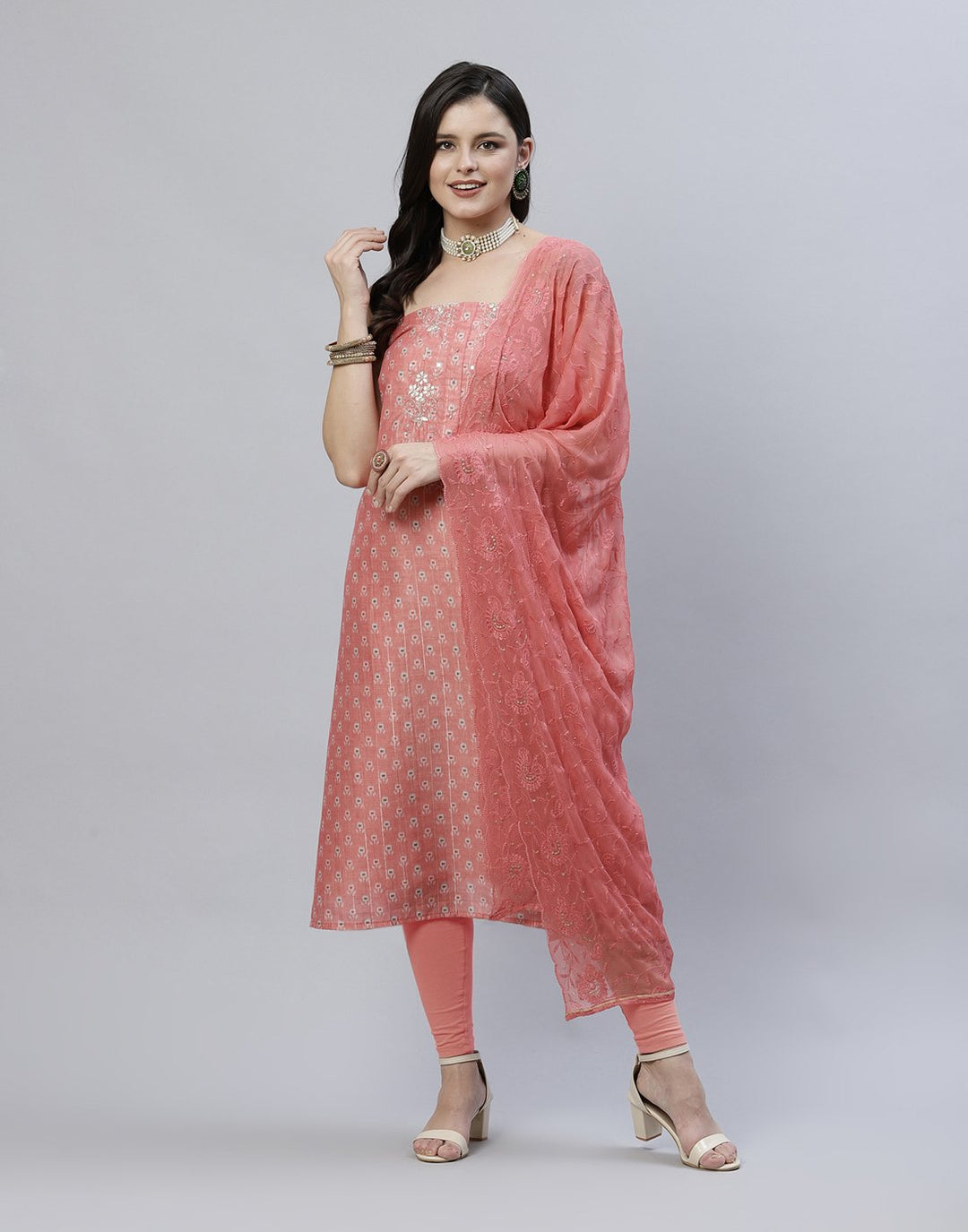 Printed Muslin Suit Piece