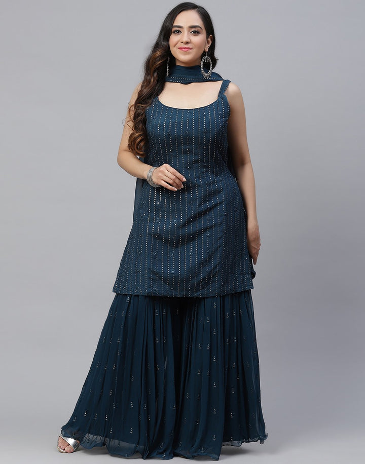 Stitched Georgette Salwar Kameez