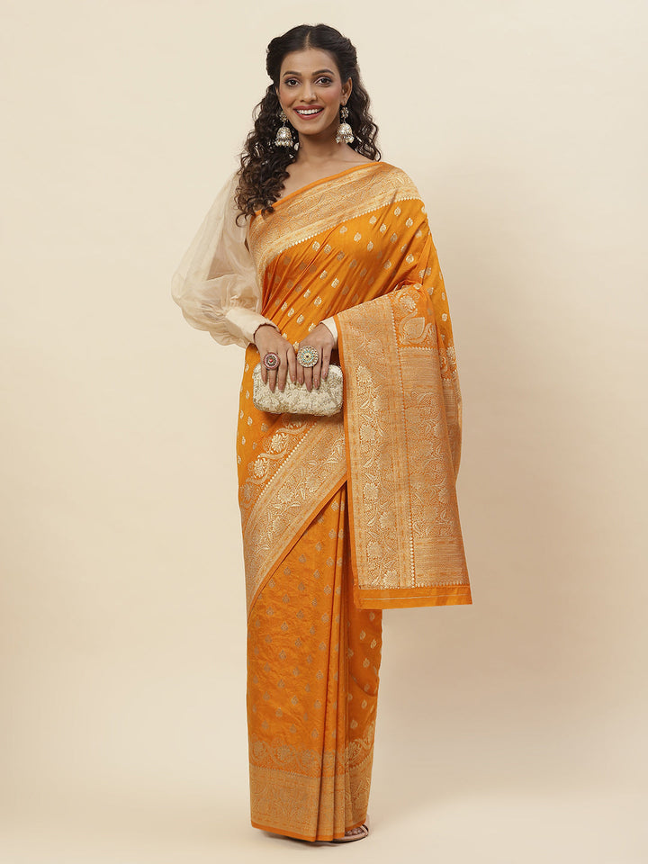 Zari Border Woven Handloom Saree