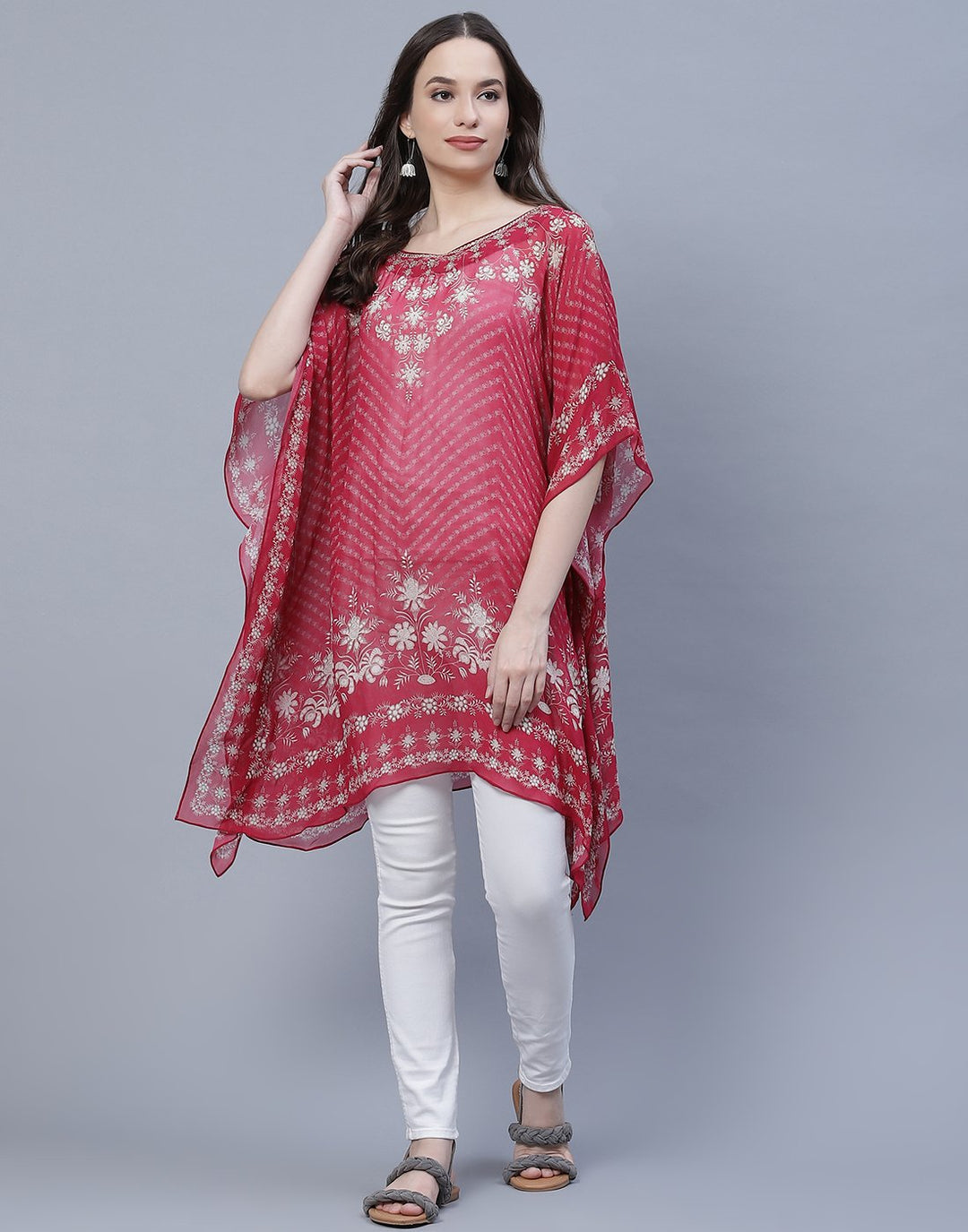 Digital Print Georgette Kaftan