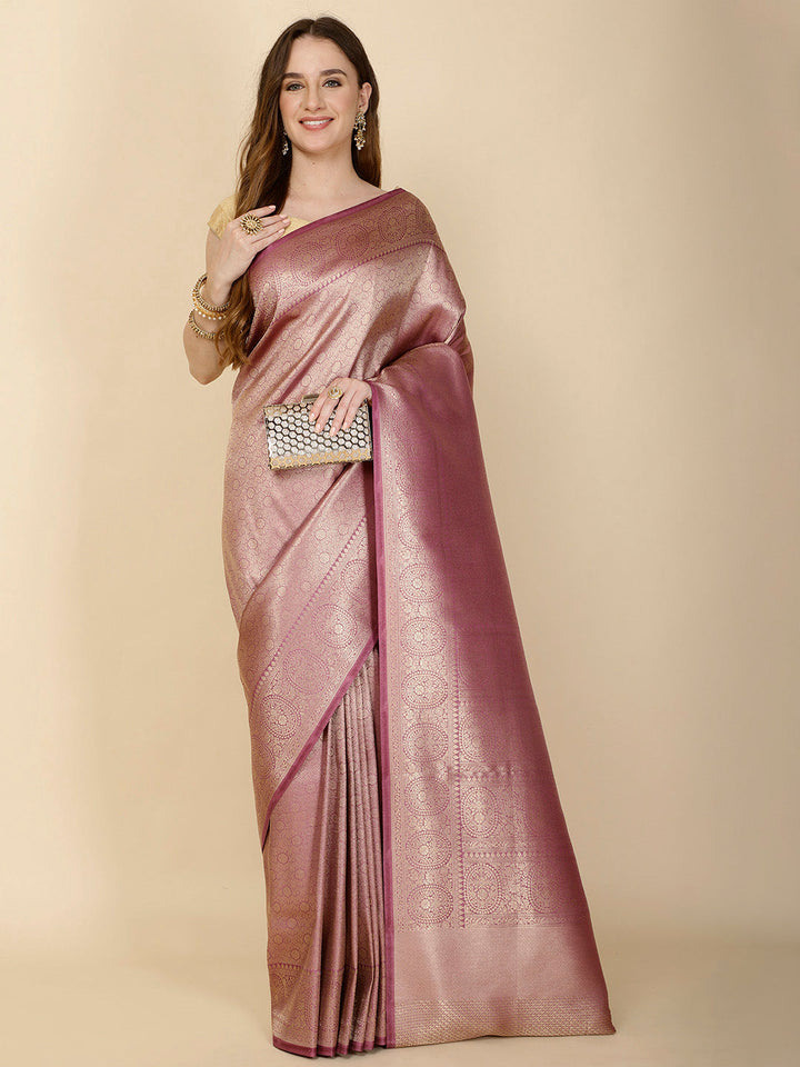 Ethnic Motifs Woven Handloom Saree