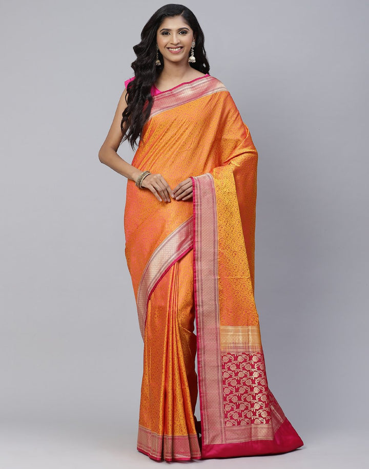 Woven Banarasi Tanchoi Saree