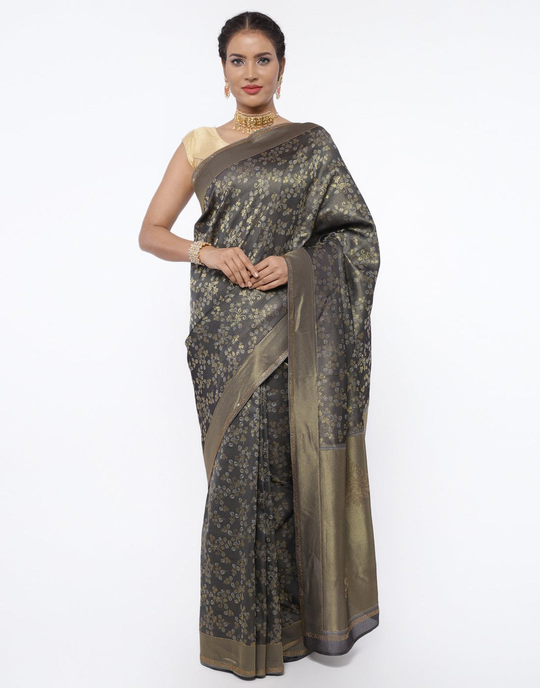 MBZ Meena Bazaar-Banarasi Woven Saree