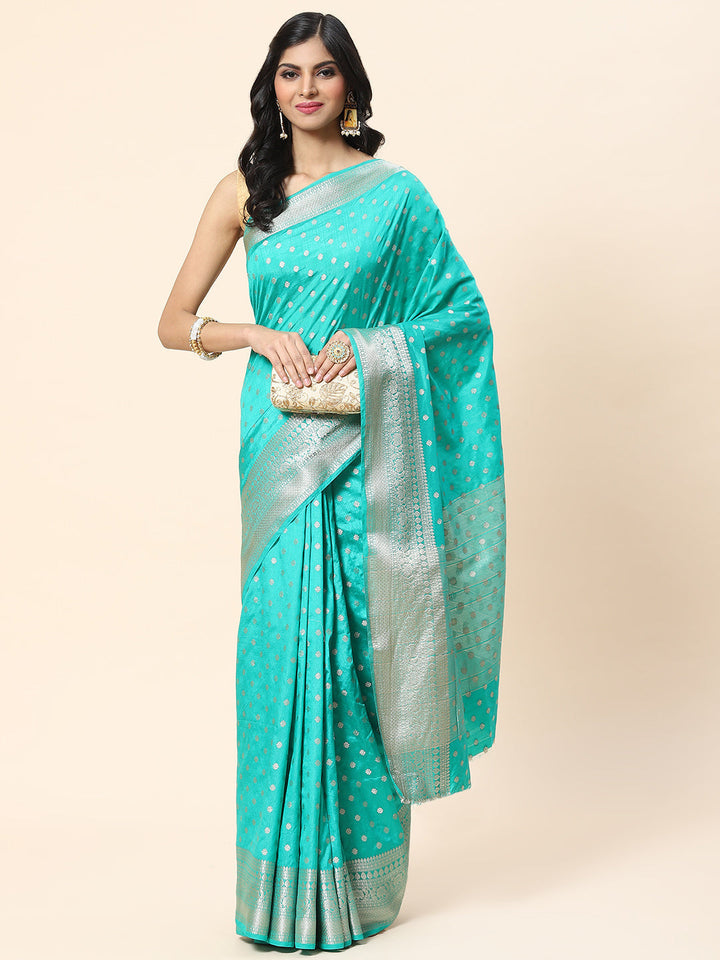 Zari Booti Handloom Woven Saree