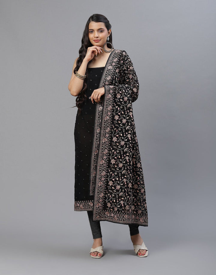 GEORGETTE HEAVY EMBROIDERED SUIT SET