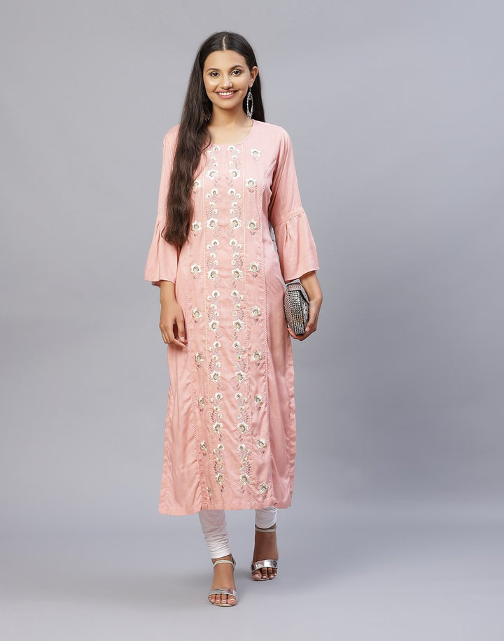 Embroidered Cotton Kurti