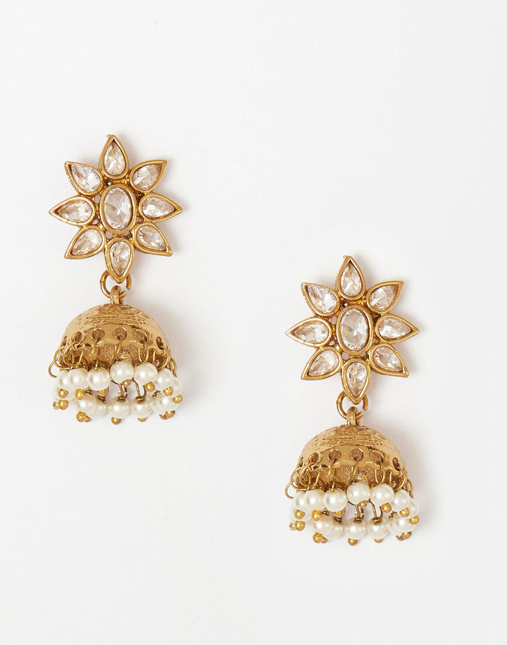 Elegant Gold Jhumki Earring
