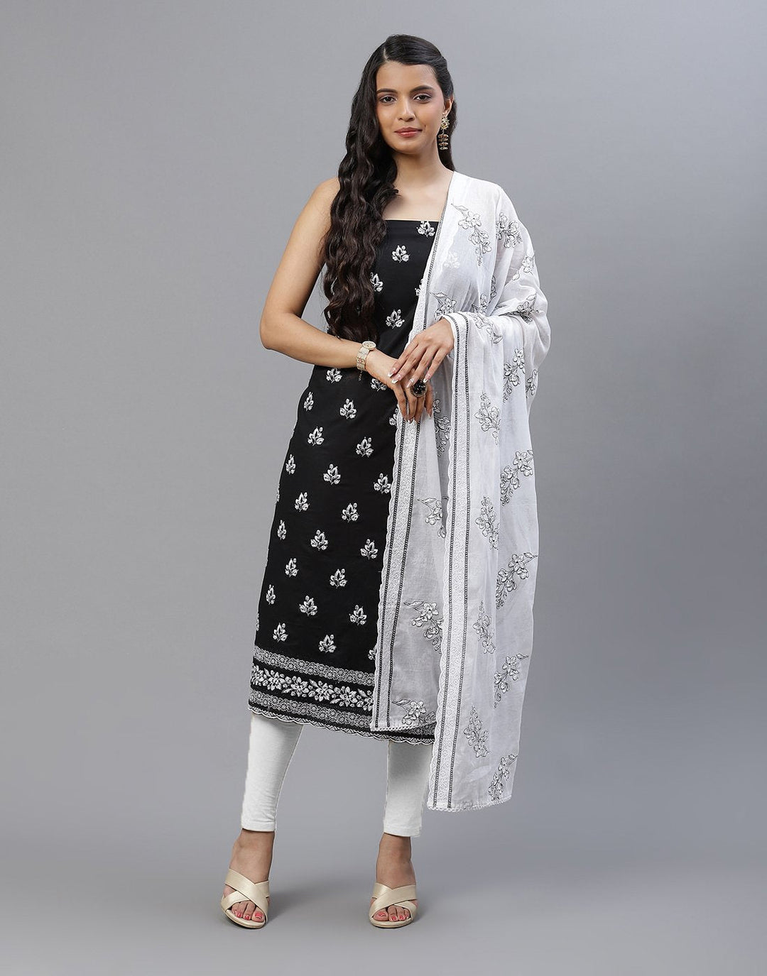 Cotton Embroidered Suit piece