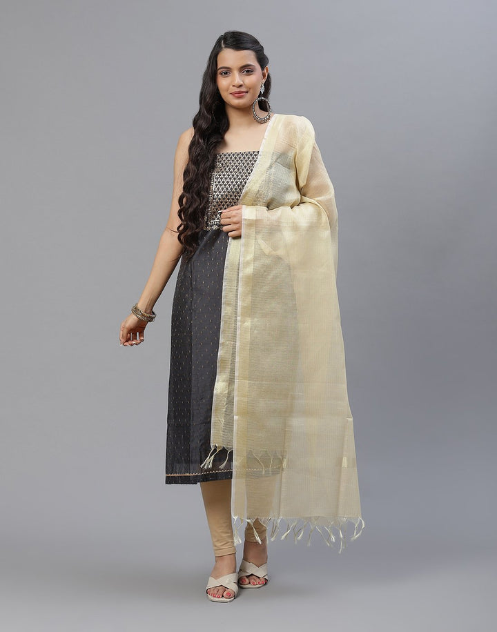 Chanderi Embroidered Suit piece