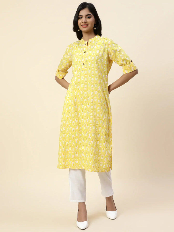 Printed Cotton Kurta