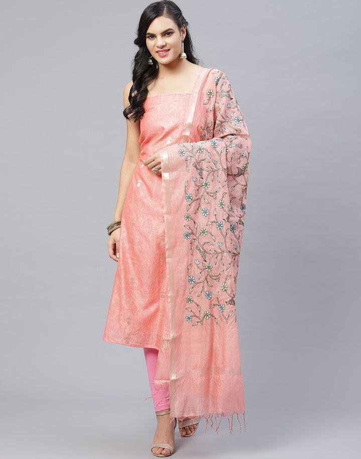 Chanderi Printed Suit Piece