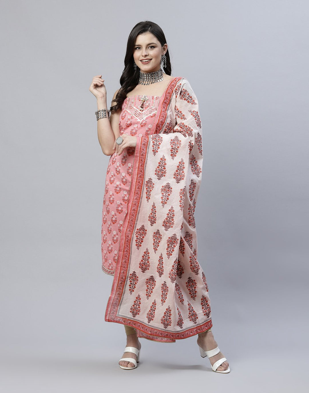 Printed Cotton Suit Piece