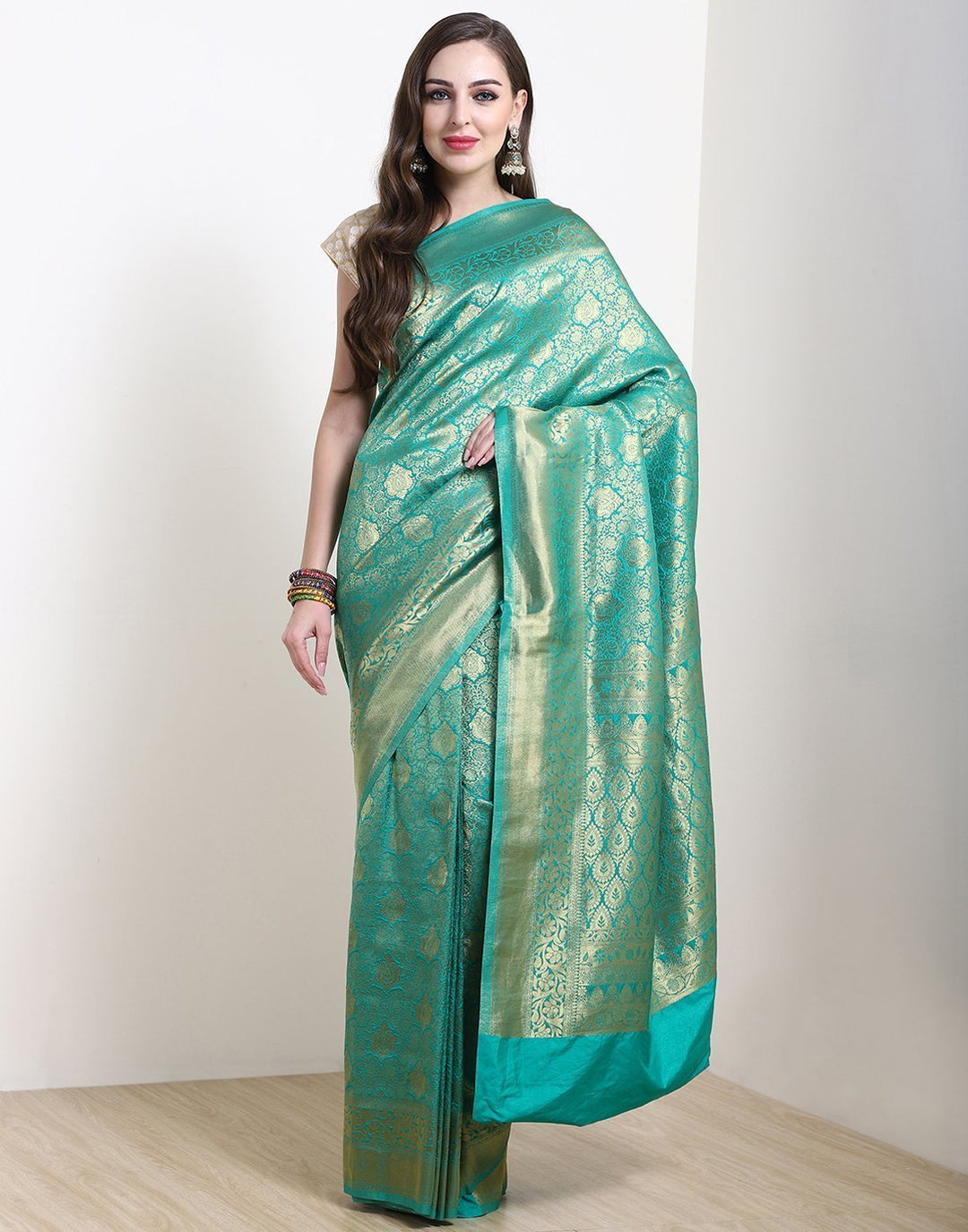 MBZ Meena Bazaar-Rani Art Handloom Saree