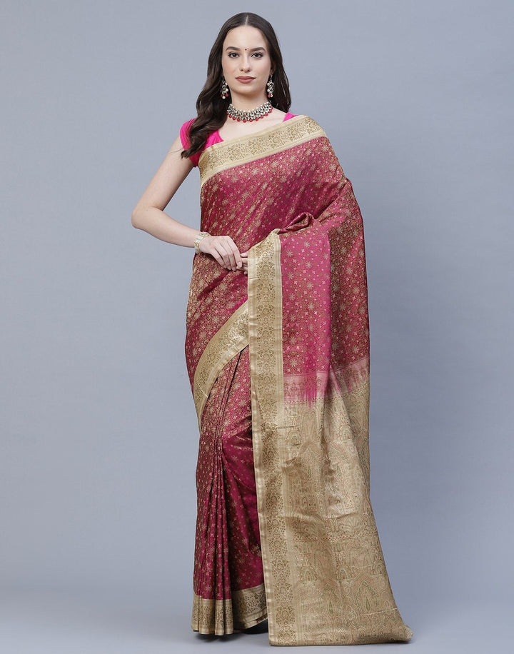 Woven Banarasi Tanchoi Saree