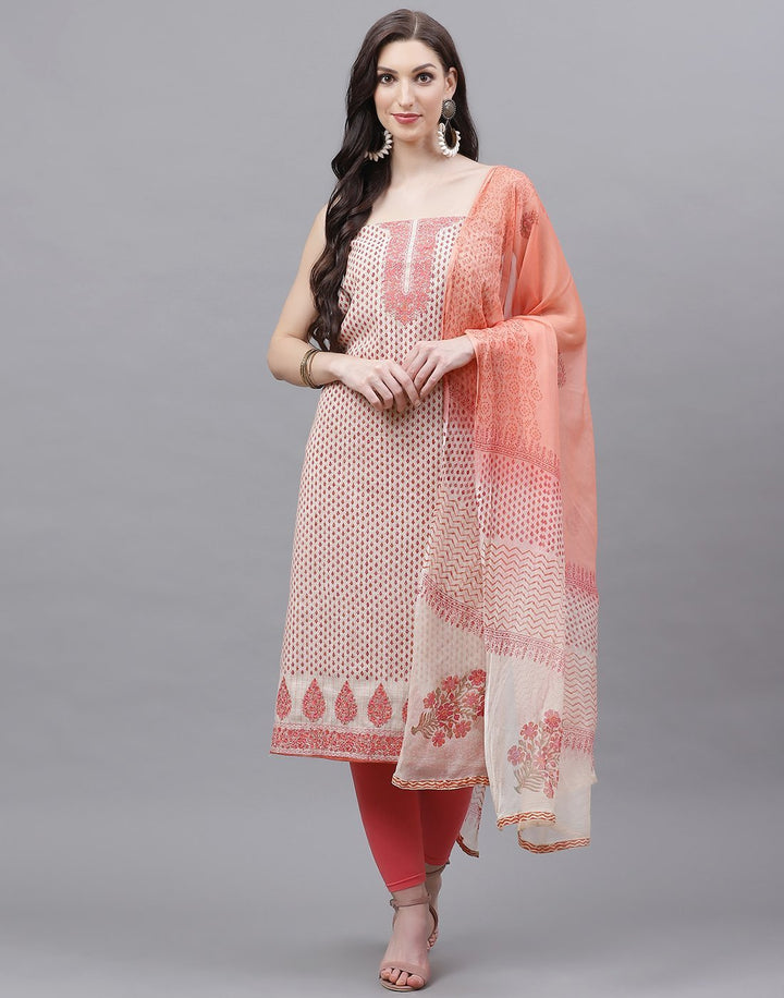 Cotton Embroidered Suit piece