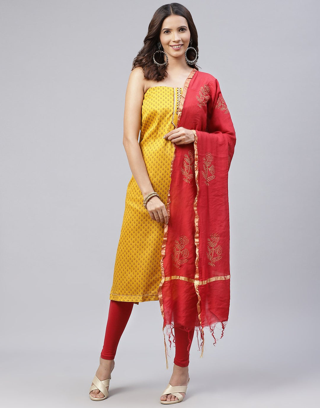 Cotton Printed Suit piece