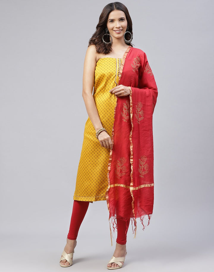 Cotton Printed Suit piece