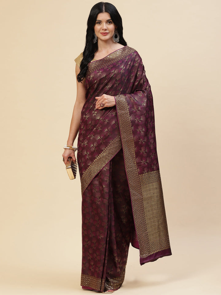 Stone Embroidered Banarasi Saree