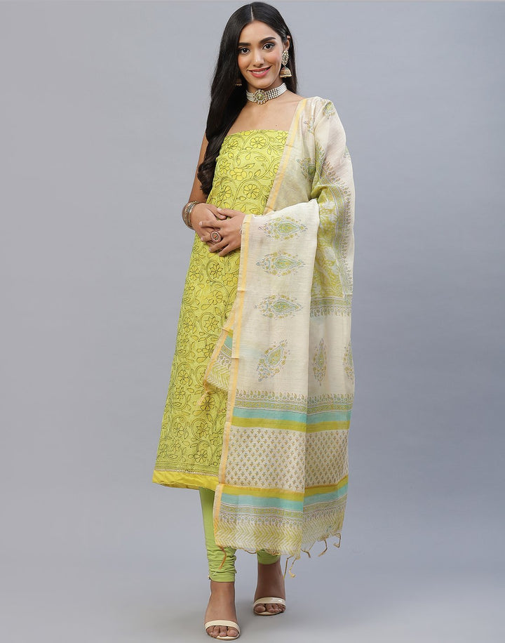 Chanderi Cotton Suit Set