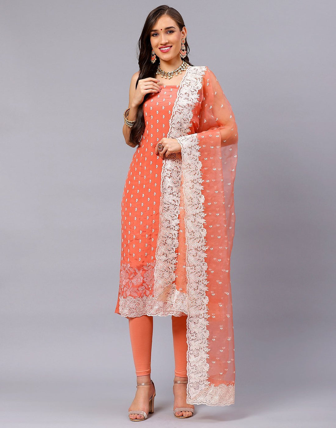 Pure Crepe Suit Piece