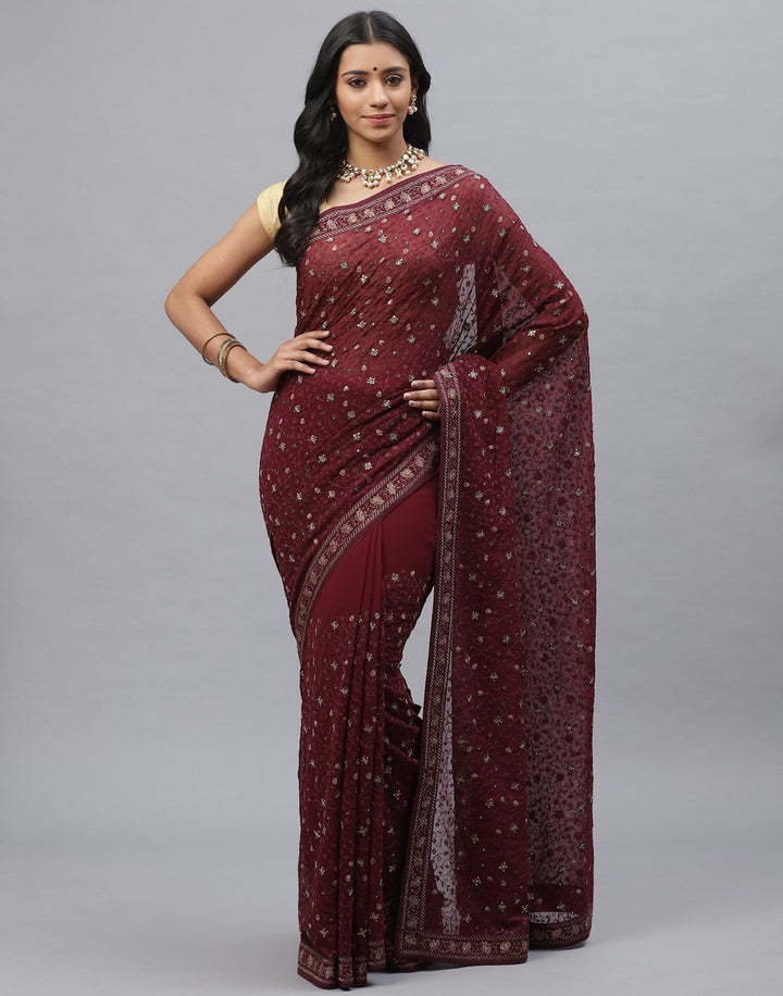 Art GGT Embroidery Saree