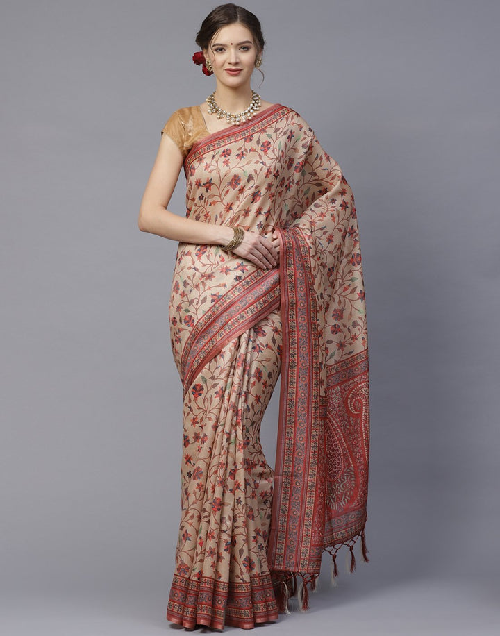 Printed Art Handloom Saree
