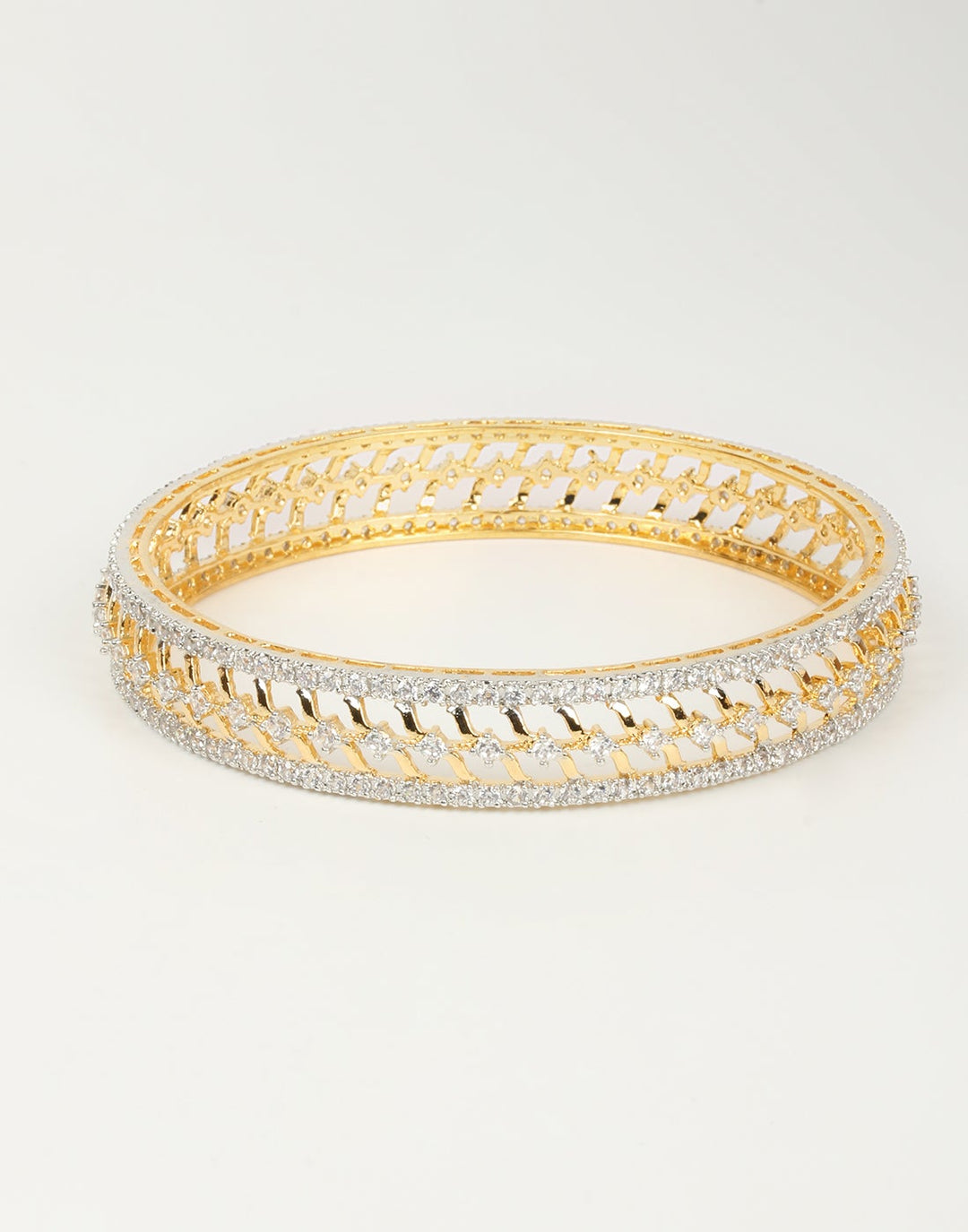 Gold And Diamond Bangles