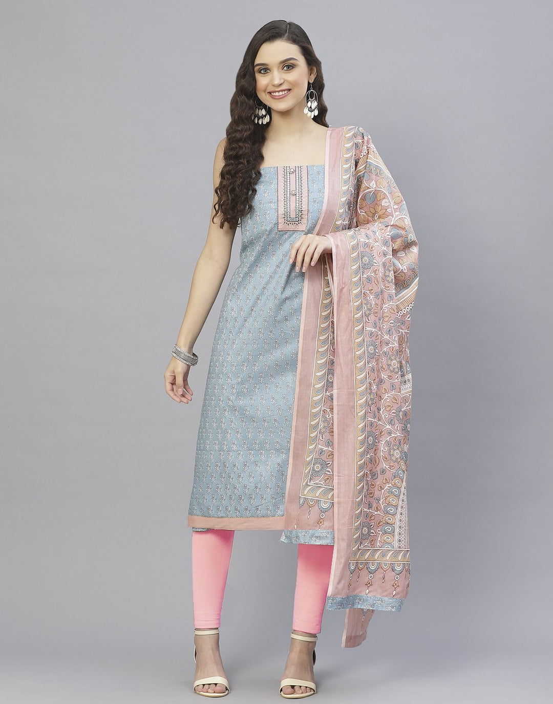 Cotton Printed Suit Piece