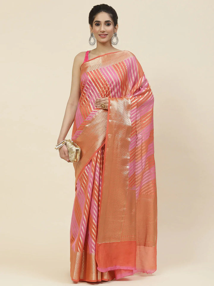Zari Jaal Zari Jaal Woven Saree