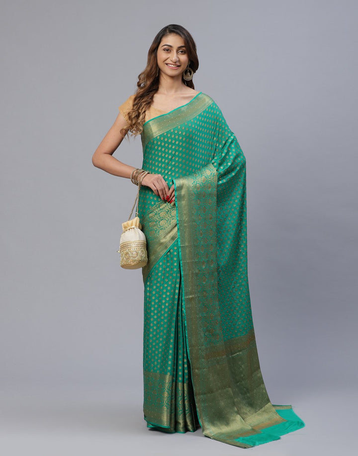 Art Chiffon Saree With Stone Work