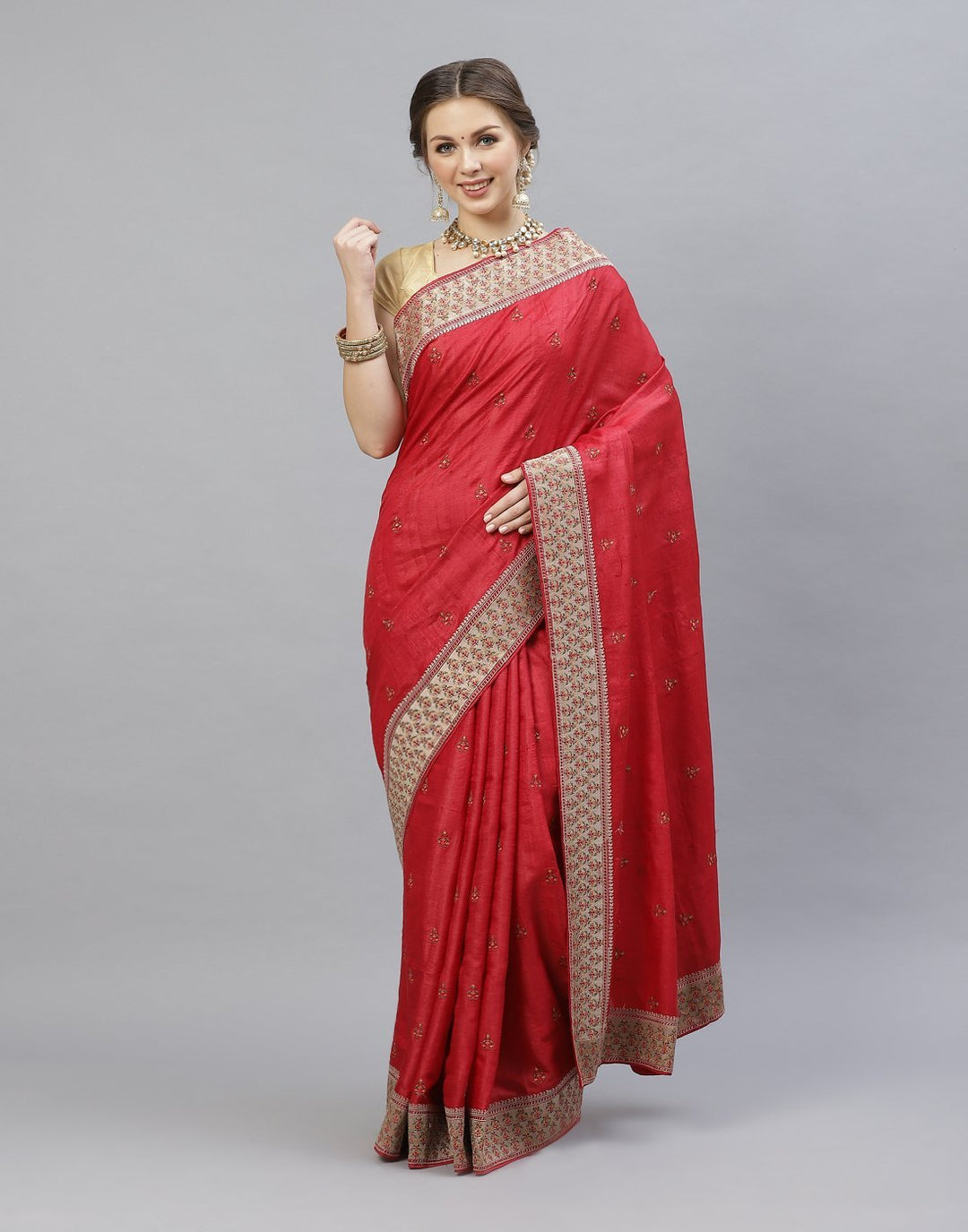 TSR Embroidery Saree