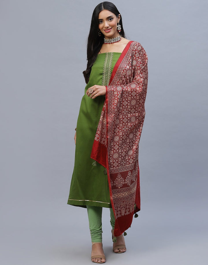 Chanderi Cotton Suit Set