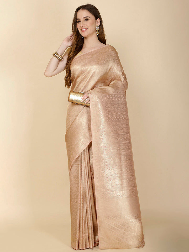 Ethnic Motifs Woven Handloom Saree