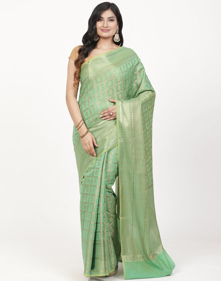MBZ Meena Bazaar-Cotton Woven Saree